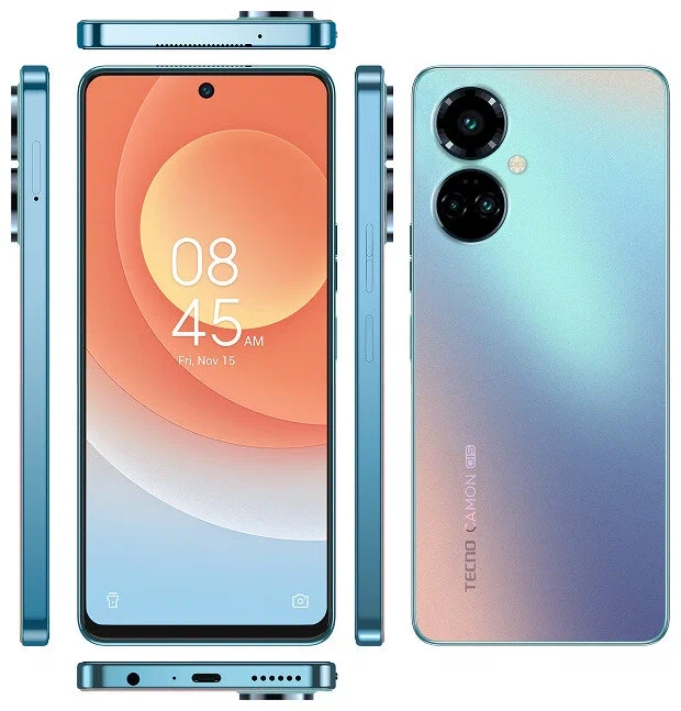 Смартфон Tecno Camon 19 Pro 8/128 ГБ, синий (rebus.uz) купить в ...