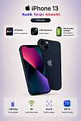Смартфон Apple iPhone 13 128 ГБ (nano SIM+eSIM), Midnight
