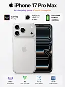 Смартфон Apple iPhone 17 Pro Max 256 ГБ (eSIM + eSIM), Silver