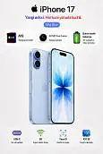 Смартфон Apple iPhone 17 256 ГБ (eSIM), Mist Blue