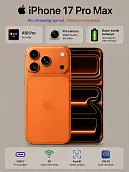 Смартфон Apple iPhone 17 Pro Max 1 ТБ (nanoSim+eSim), Cosmic Orange