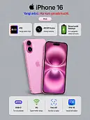 Смартфон Apple iPhone 16 128 ГБ (eSIM, nano SIM), Pink